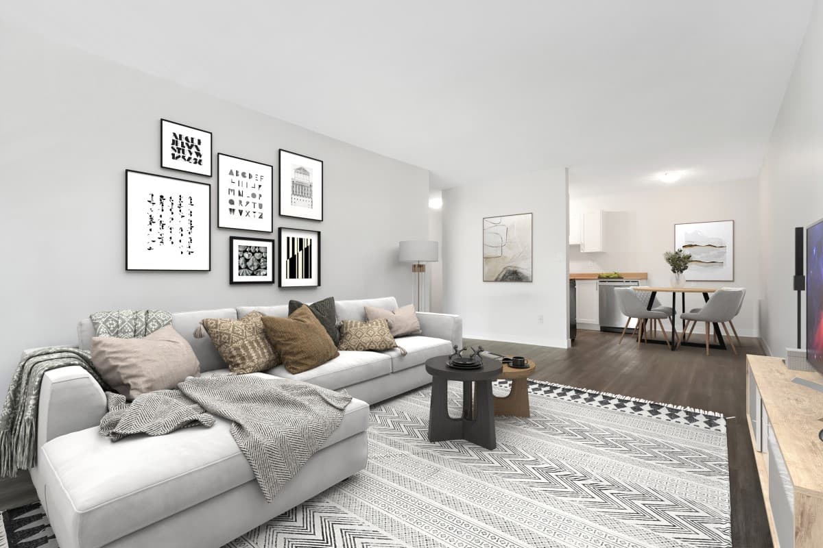 Lynn Gary Apartments - Living & Dining Space
